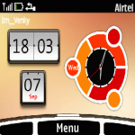 Dual Clock theme for Nokia C1-01.nth